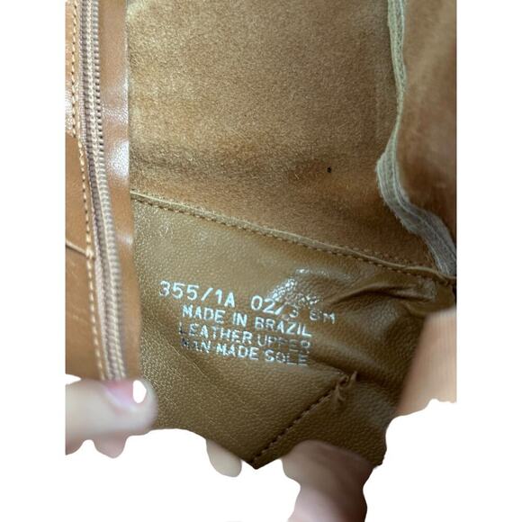 Franco Sarto Brown Side Zipper Riding Boot Size 8M - Picture 5 of 9